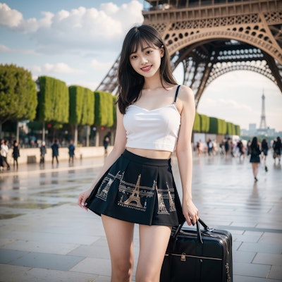 Traveling in Eiffel Tower