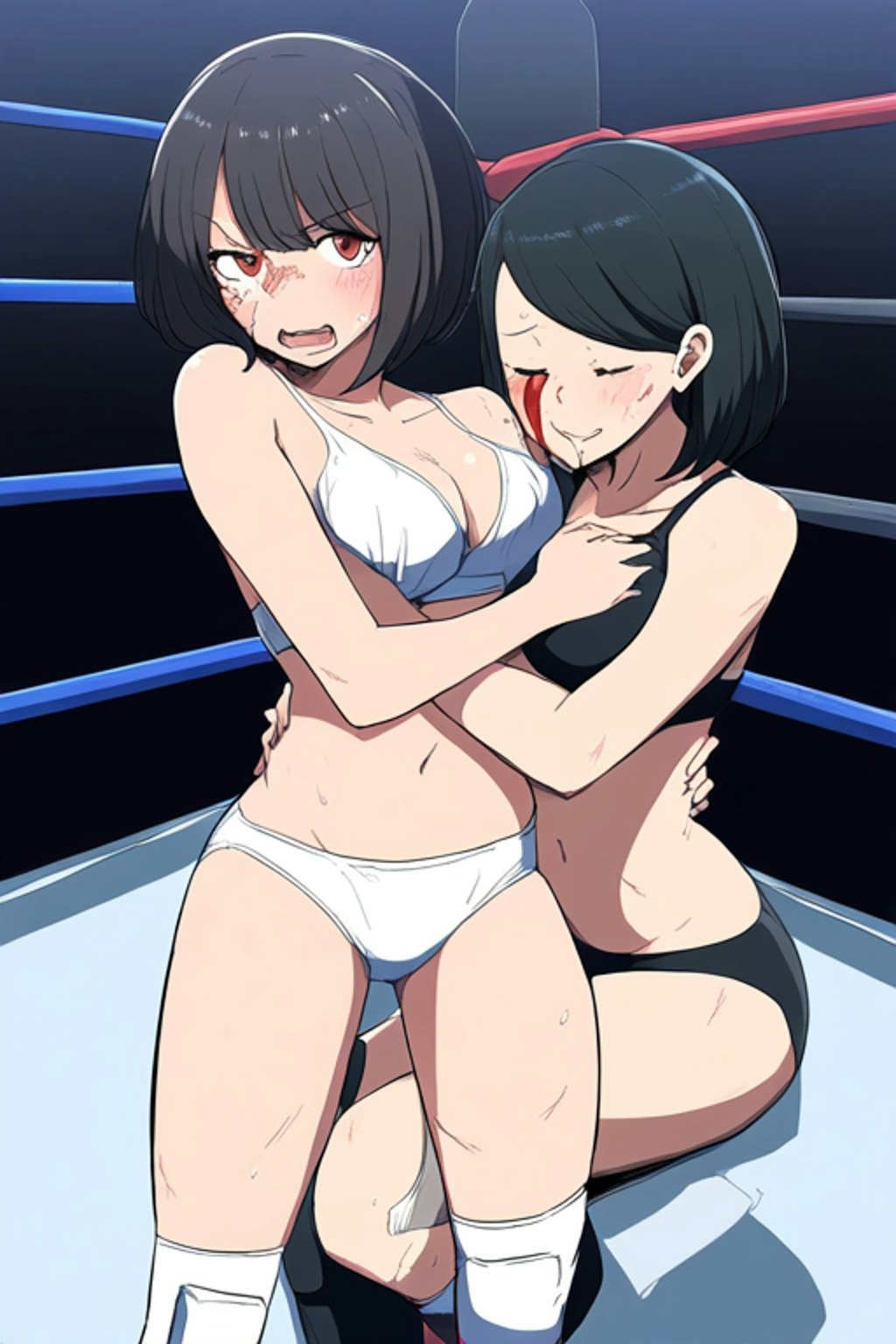 血あり　プロレス