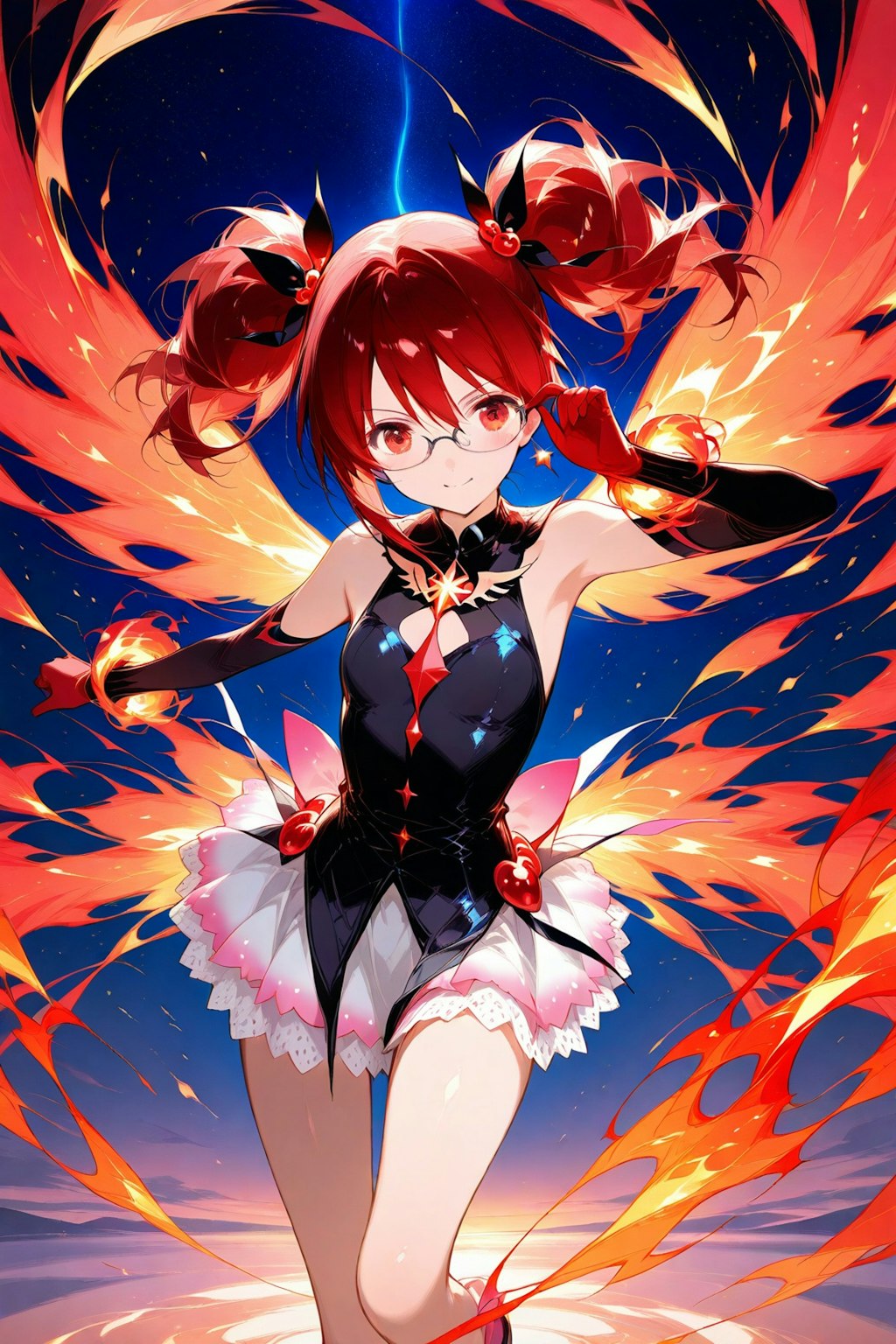 炎の魔法少女