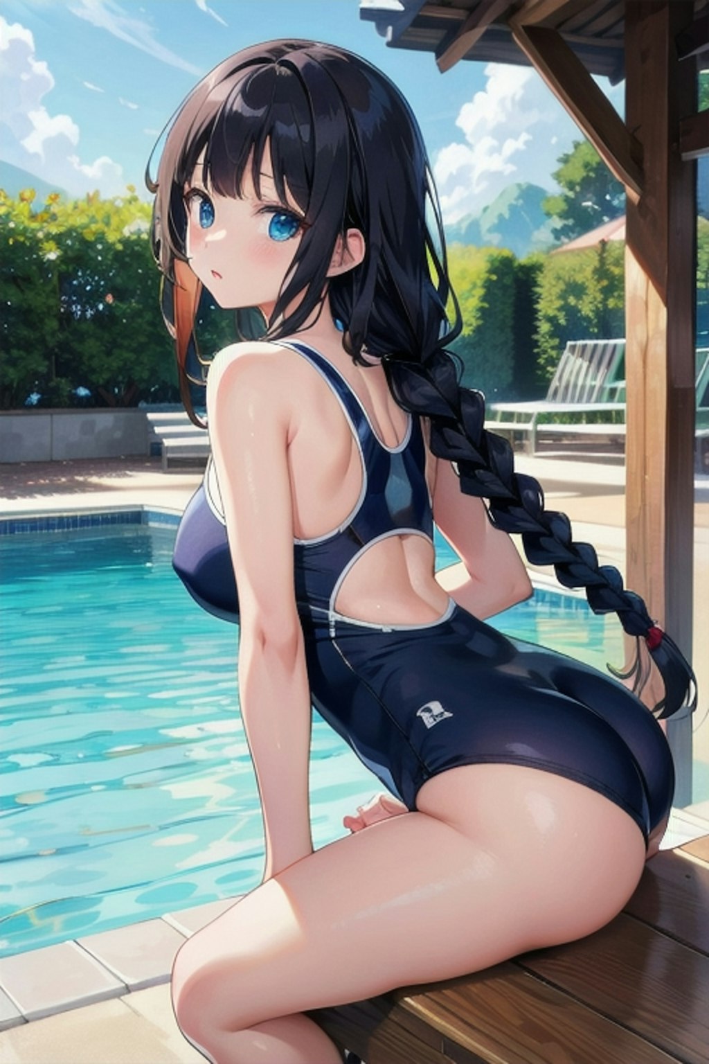 スク水の女の子