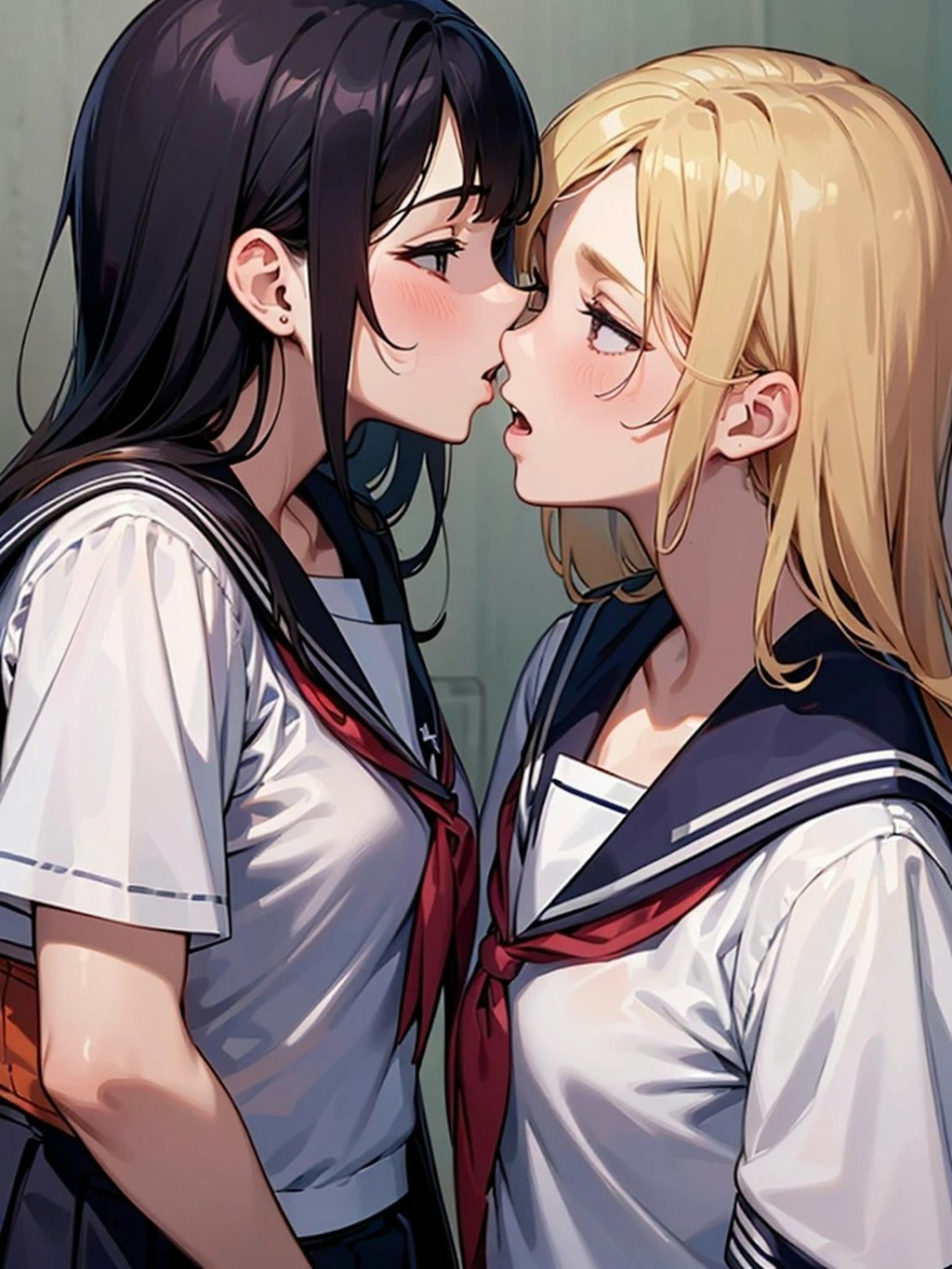 百合女子高生