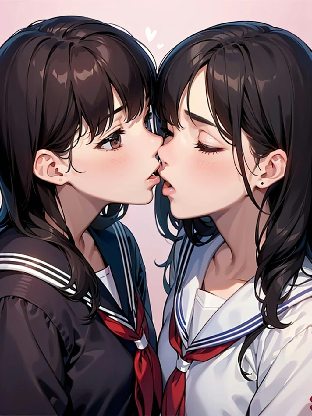 百合女子高生