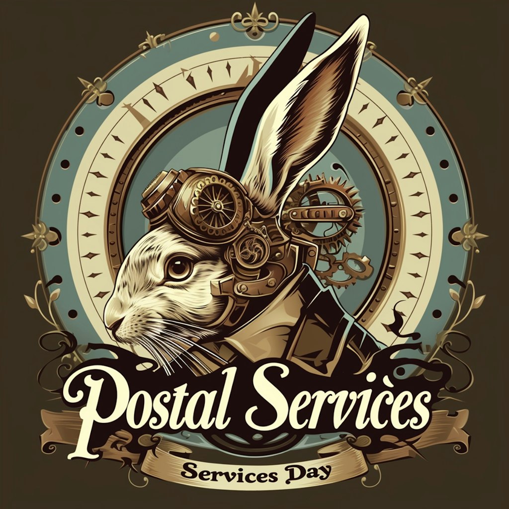 郵政記念日なウサギ