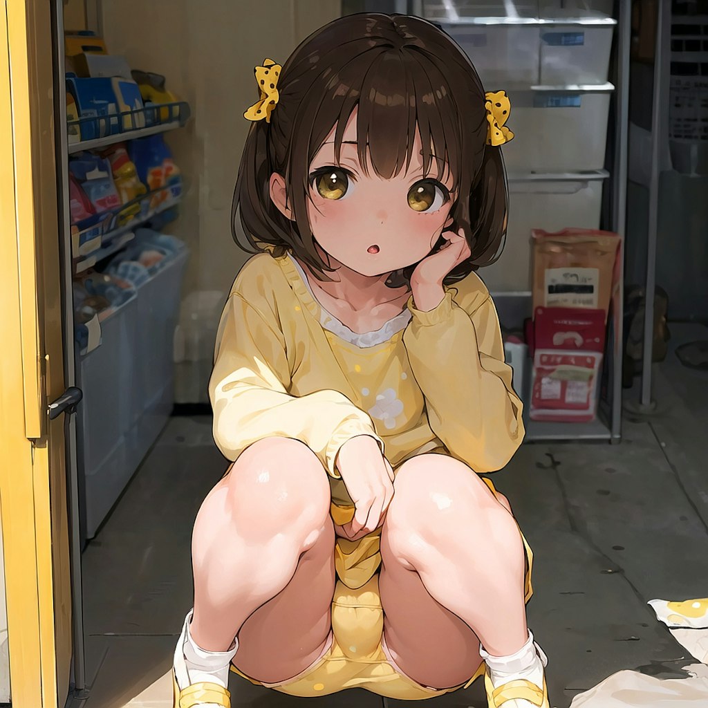 お店の黄色い女の子