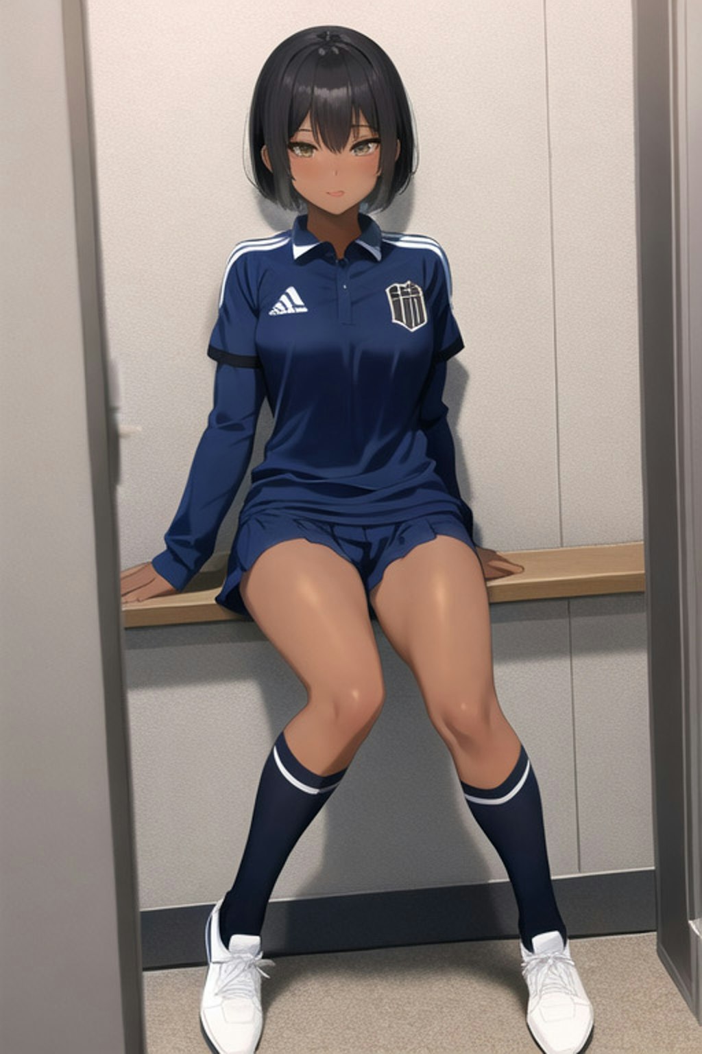 サッカーユニフォーム女子