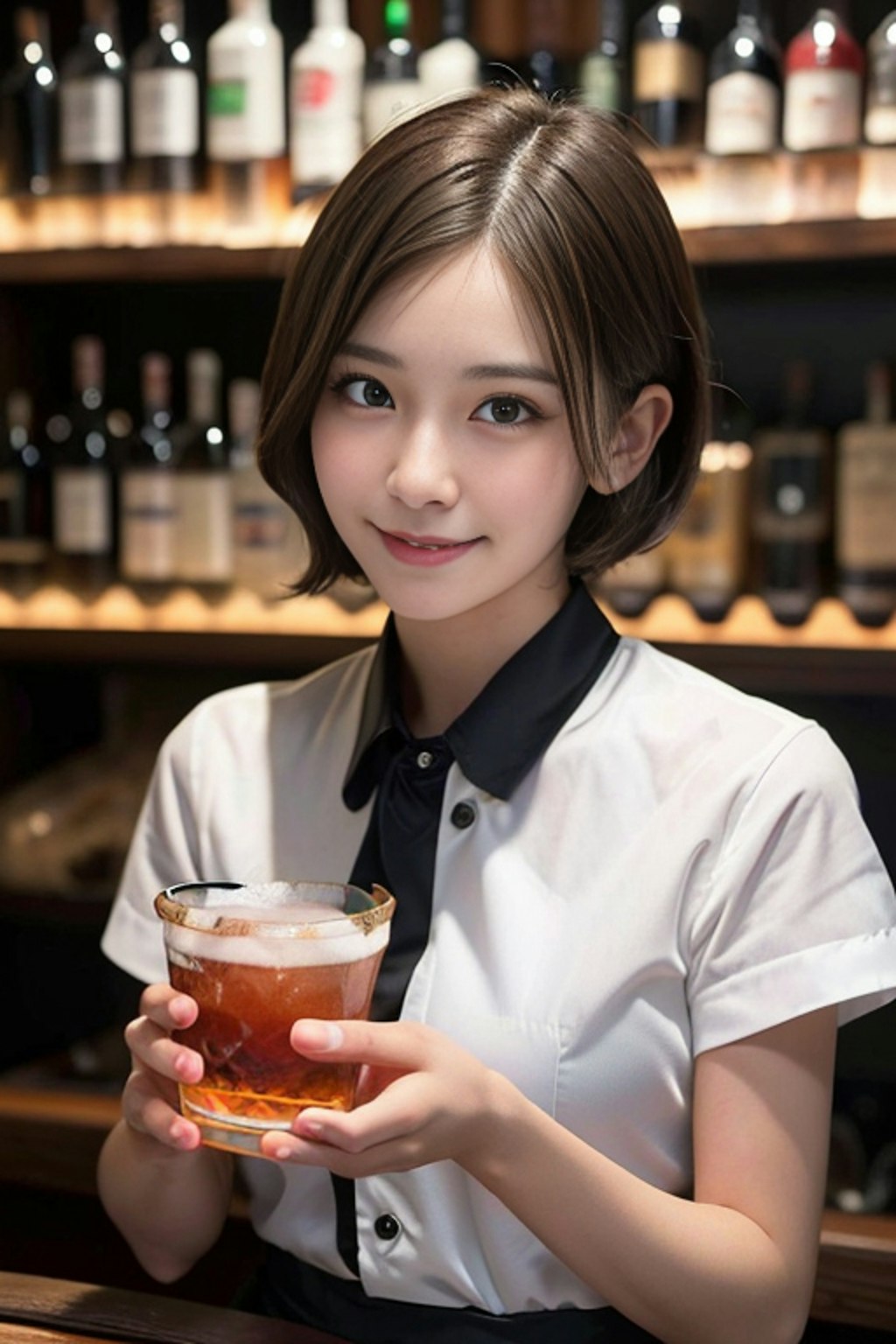 カフェバーのお姉さん