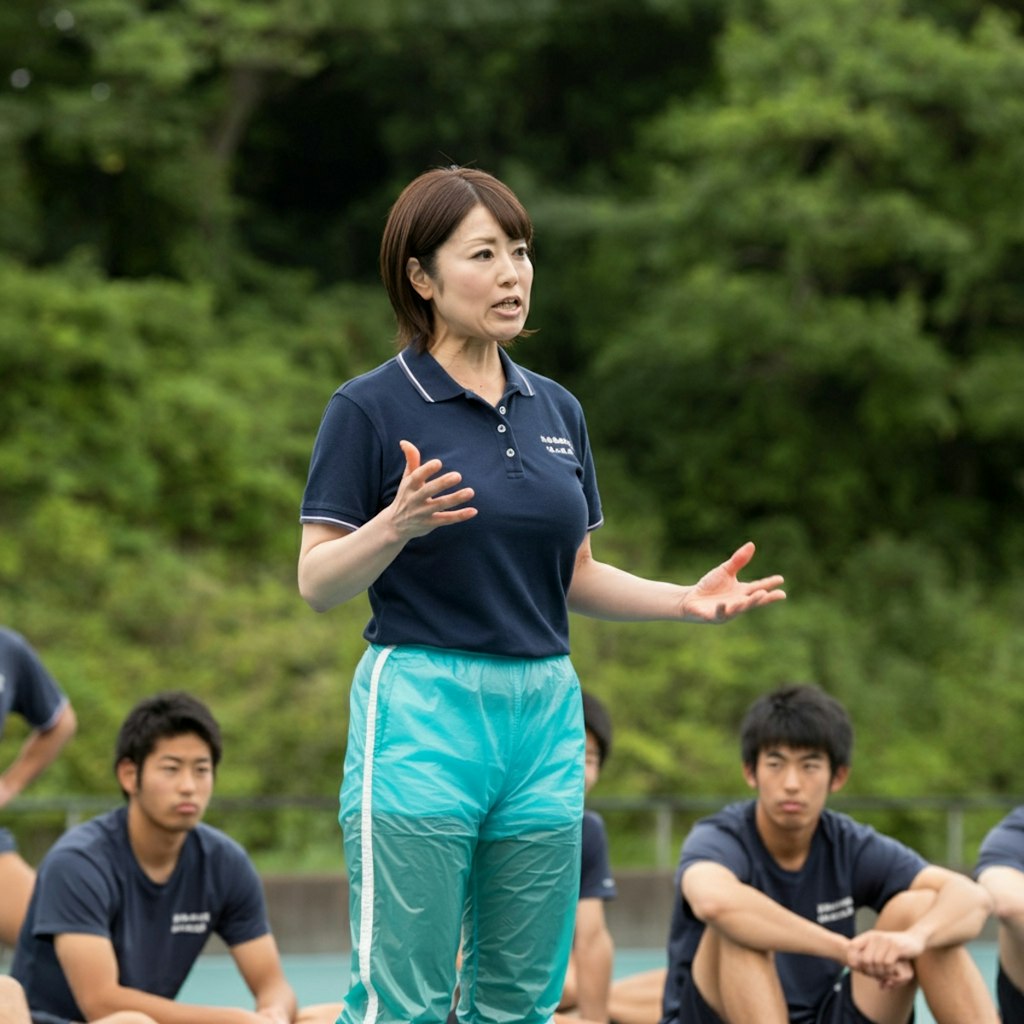 おばさん体育教師