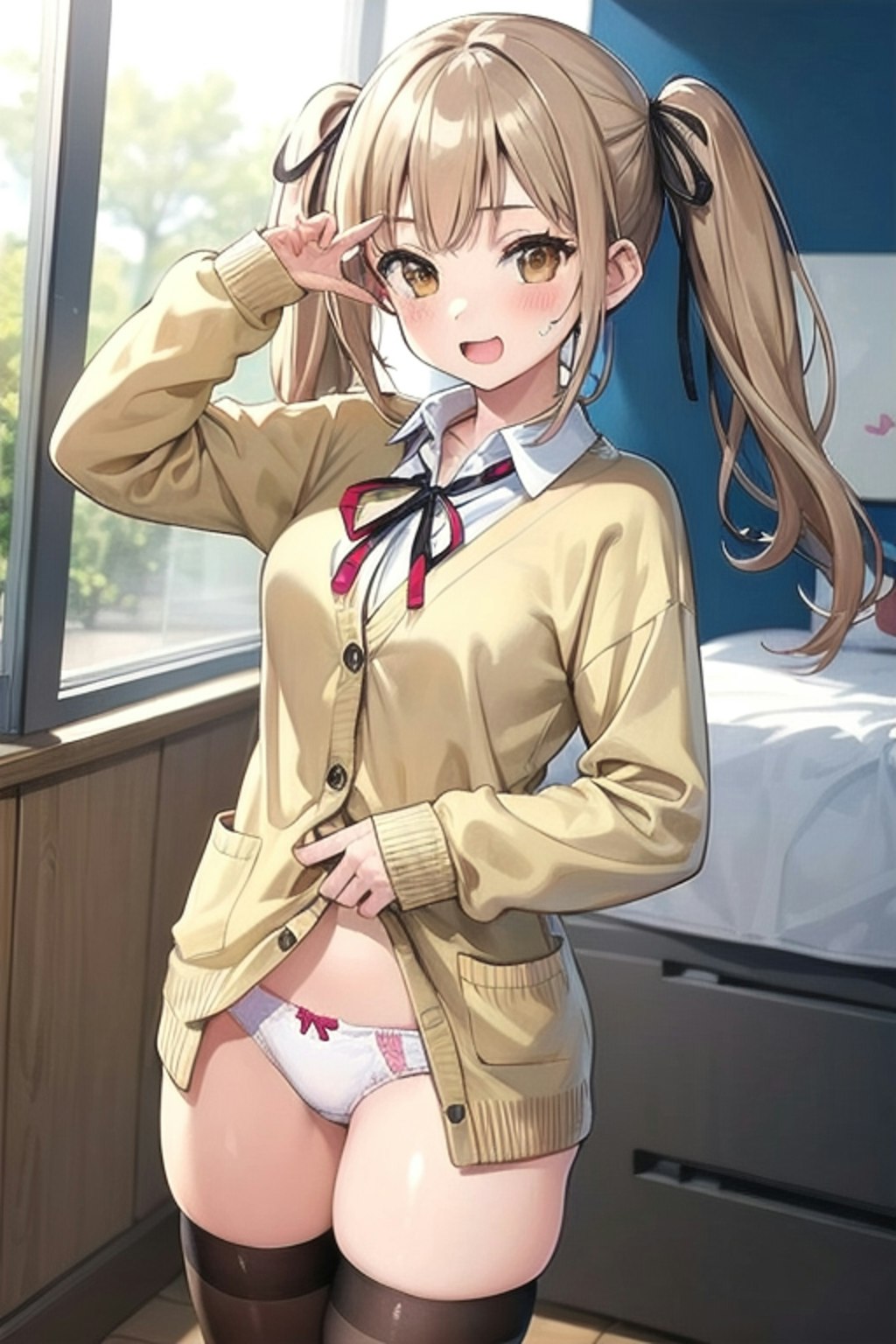 School twintails girl