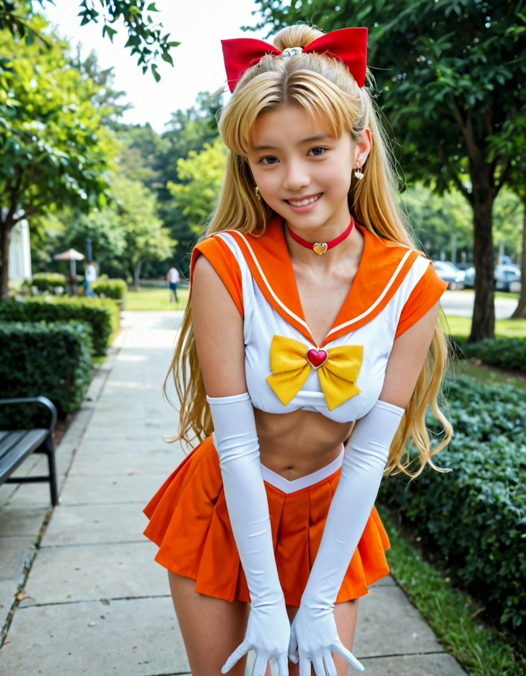 セーラーヴィーナスコスプレ