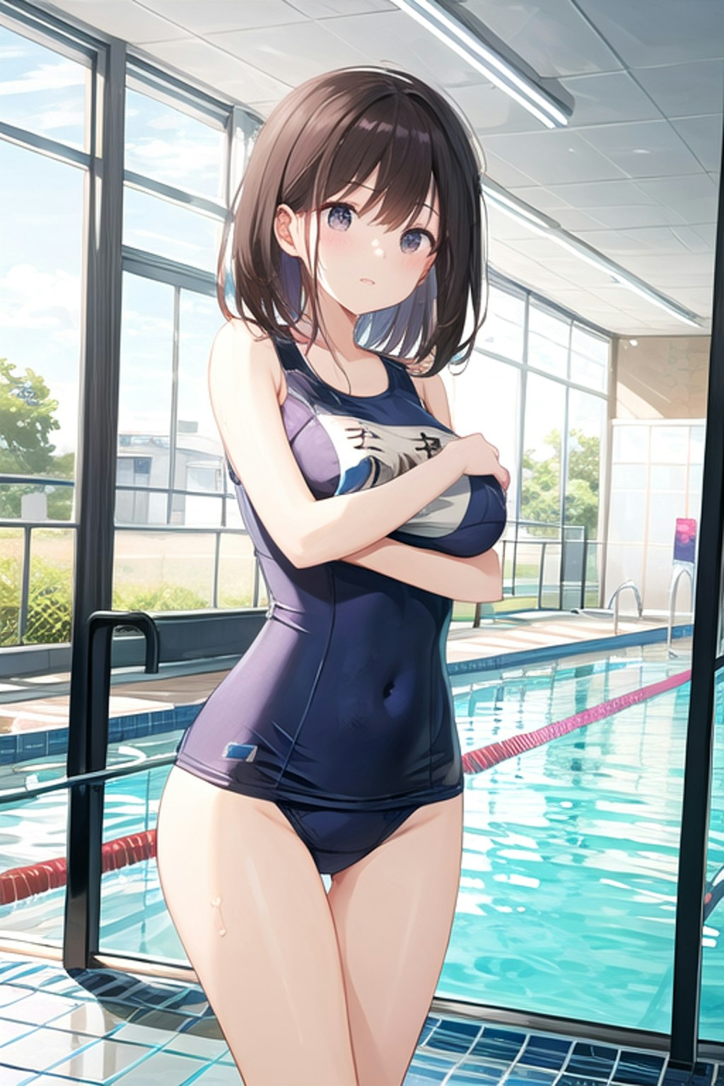 スクール水着の女の子２