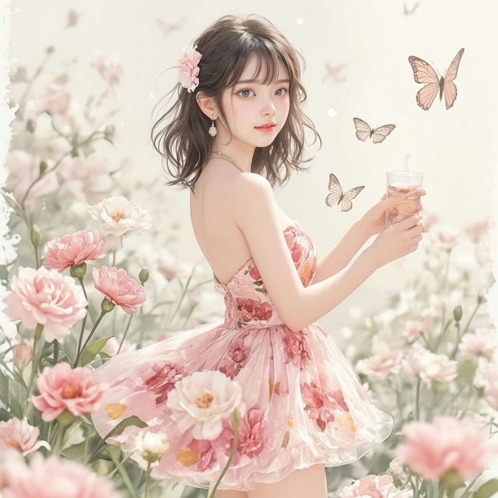 Pink dress