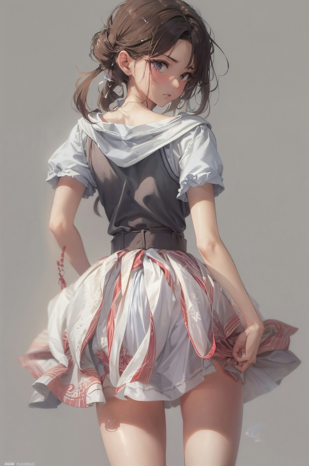 不機嫌な少女　-人物画1-