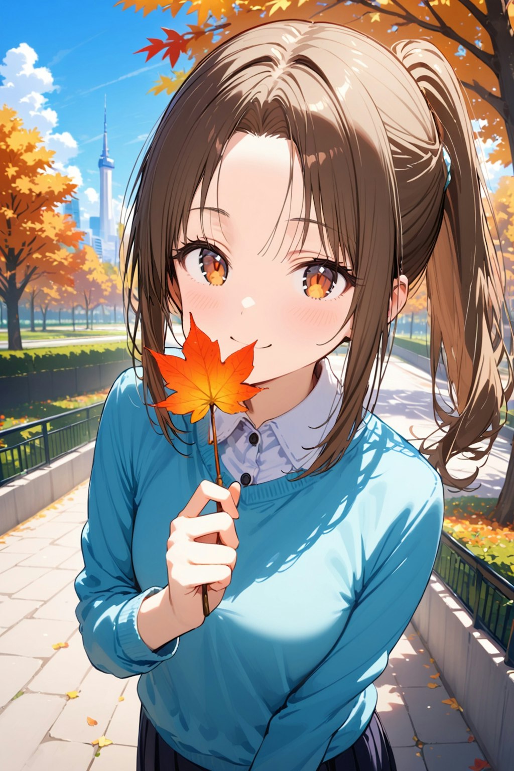 紅葉🍁のおでこちゃん✨