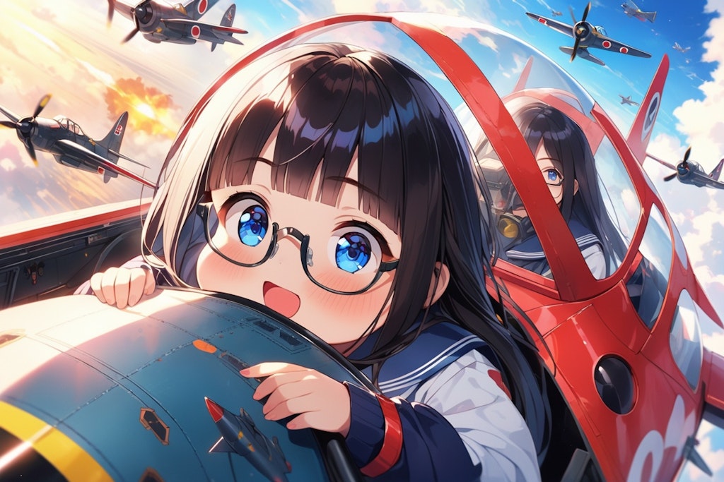 零式艦上戦闘機に乗るよ！・・・あれ？？　　　　　　　🦉犬浦るか子　１０１🦉