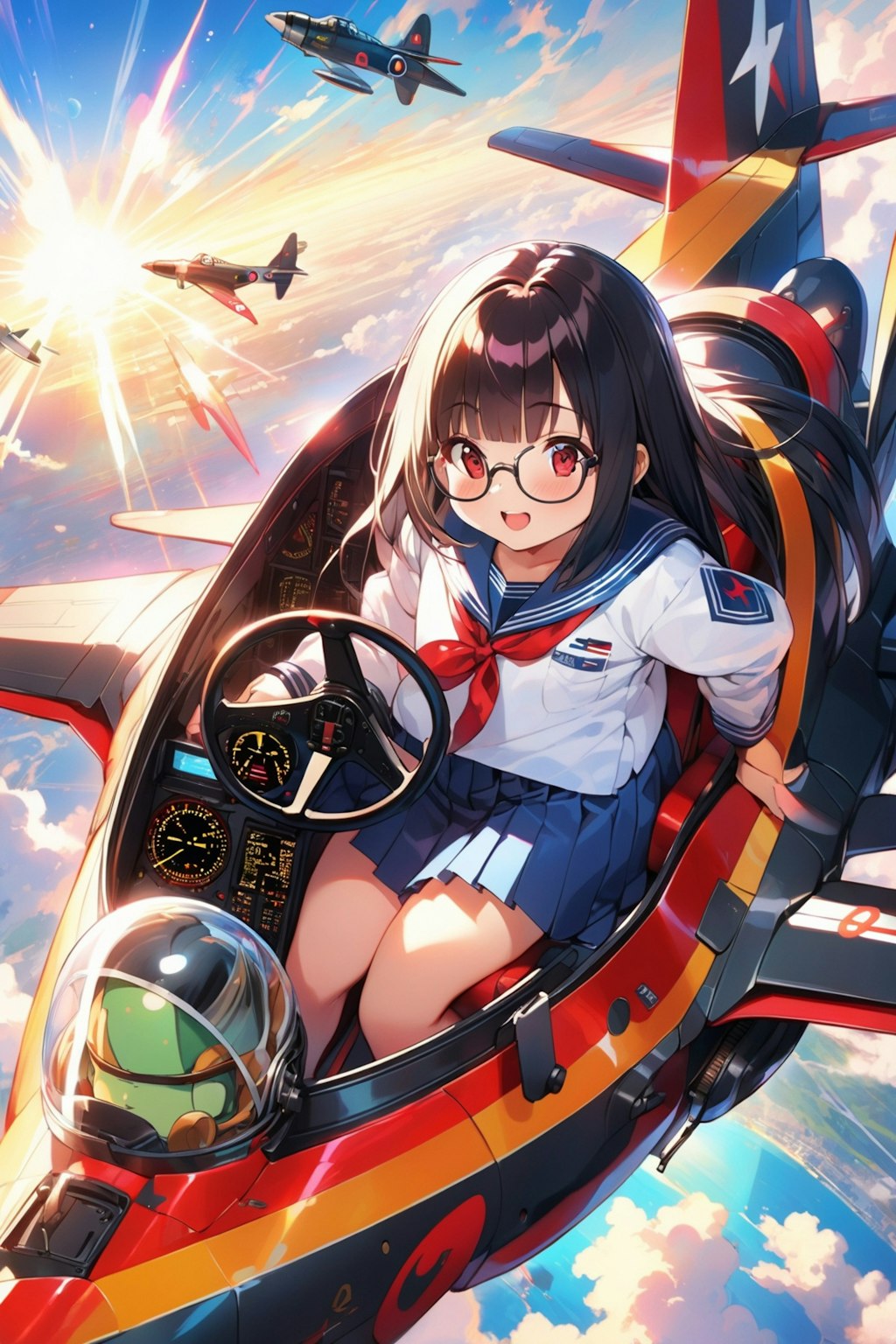 零式艦上戦闘機に乗るよ！・・・あれ？？　　　　　　　🦉犬浦るか子　１０１🦉