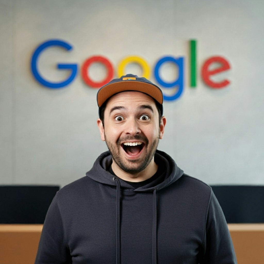 Googleファンの男性