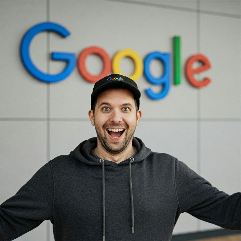 Googleファンの男性