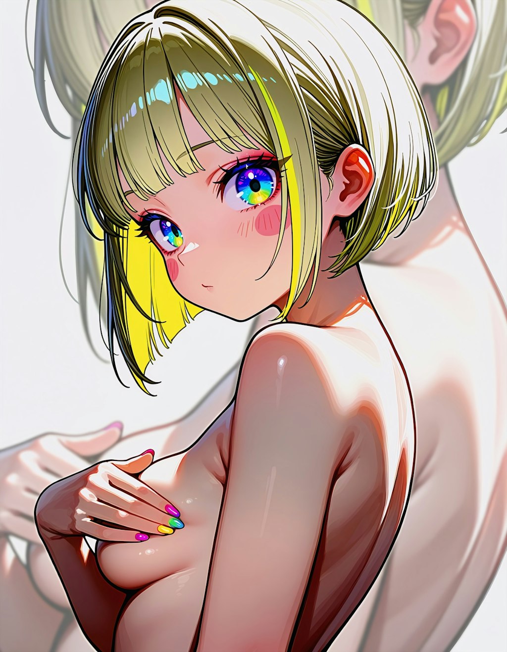 ネイル塗ってみた！ 見て見て！ … ネイルをだよ？