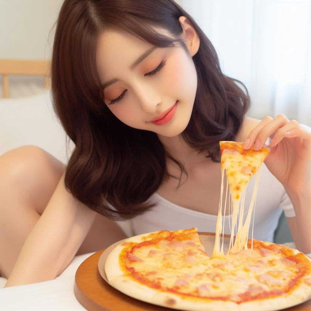 いただきまぁ～～～す🍕