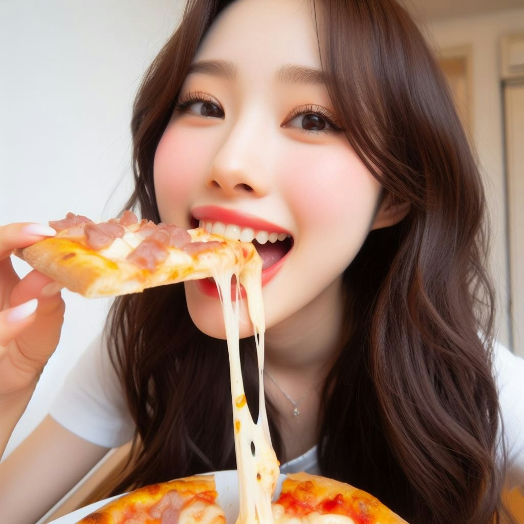 いただきまぁ～～～す🍕