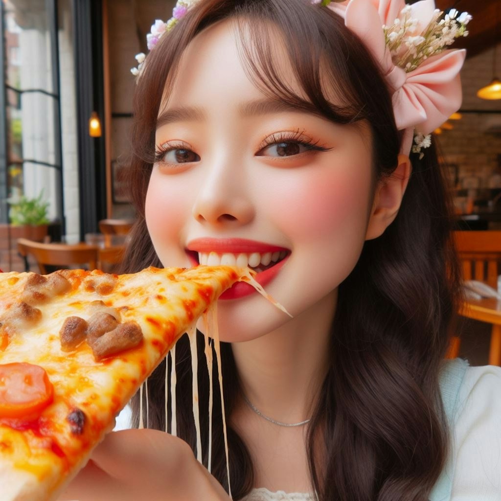 いただきまぁ～～～す🍕