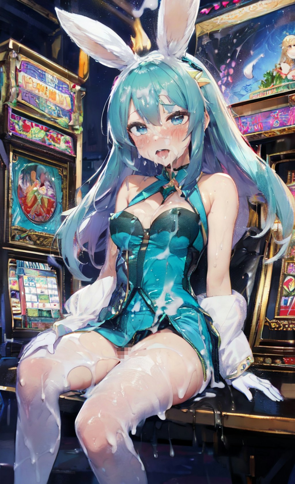 [12枚] Casino Tata8 Store No.5's bunny girls 夜の部（Casino Tata8の5-2）