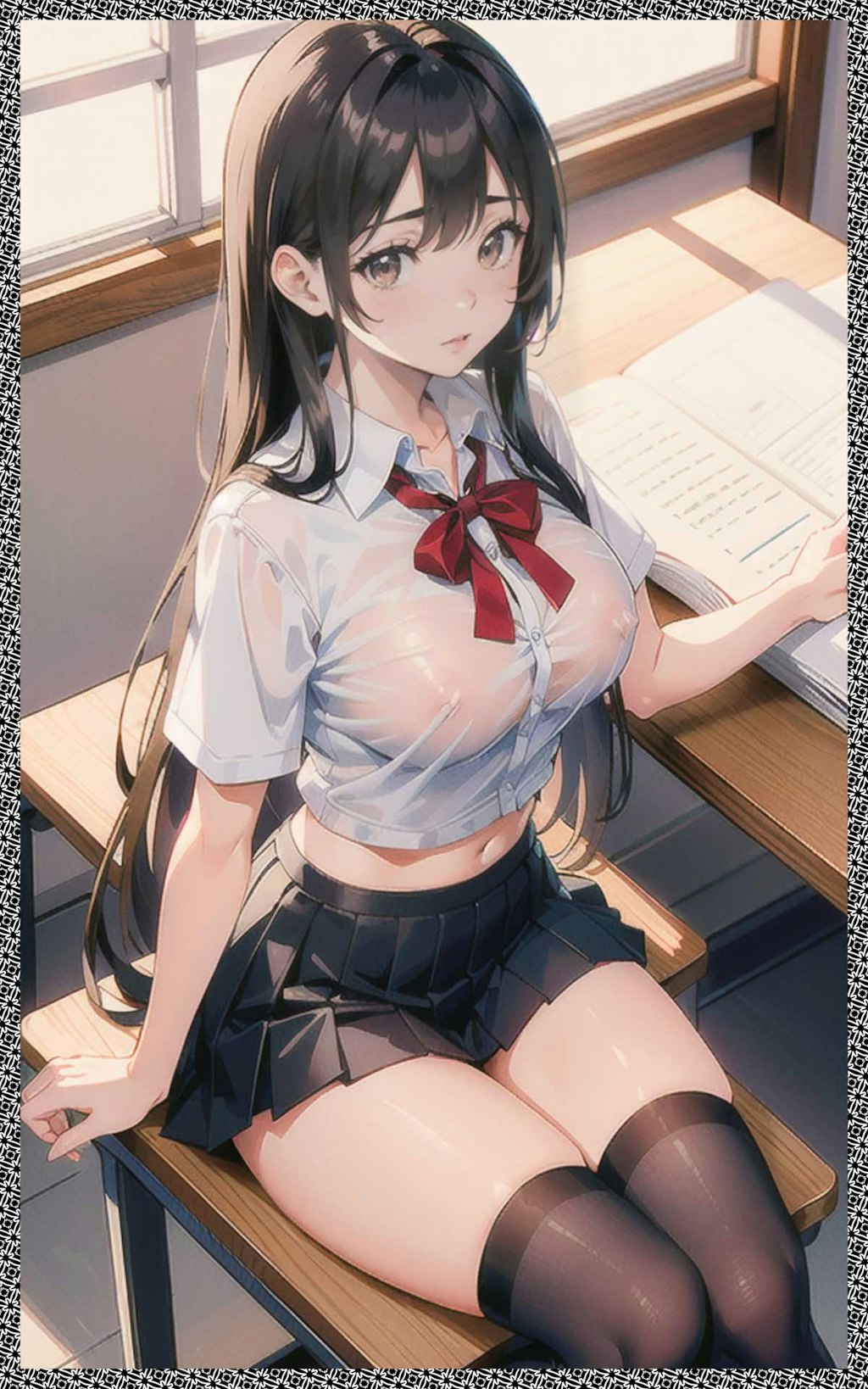 透け制服　see-through uniform