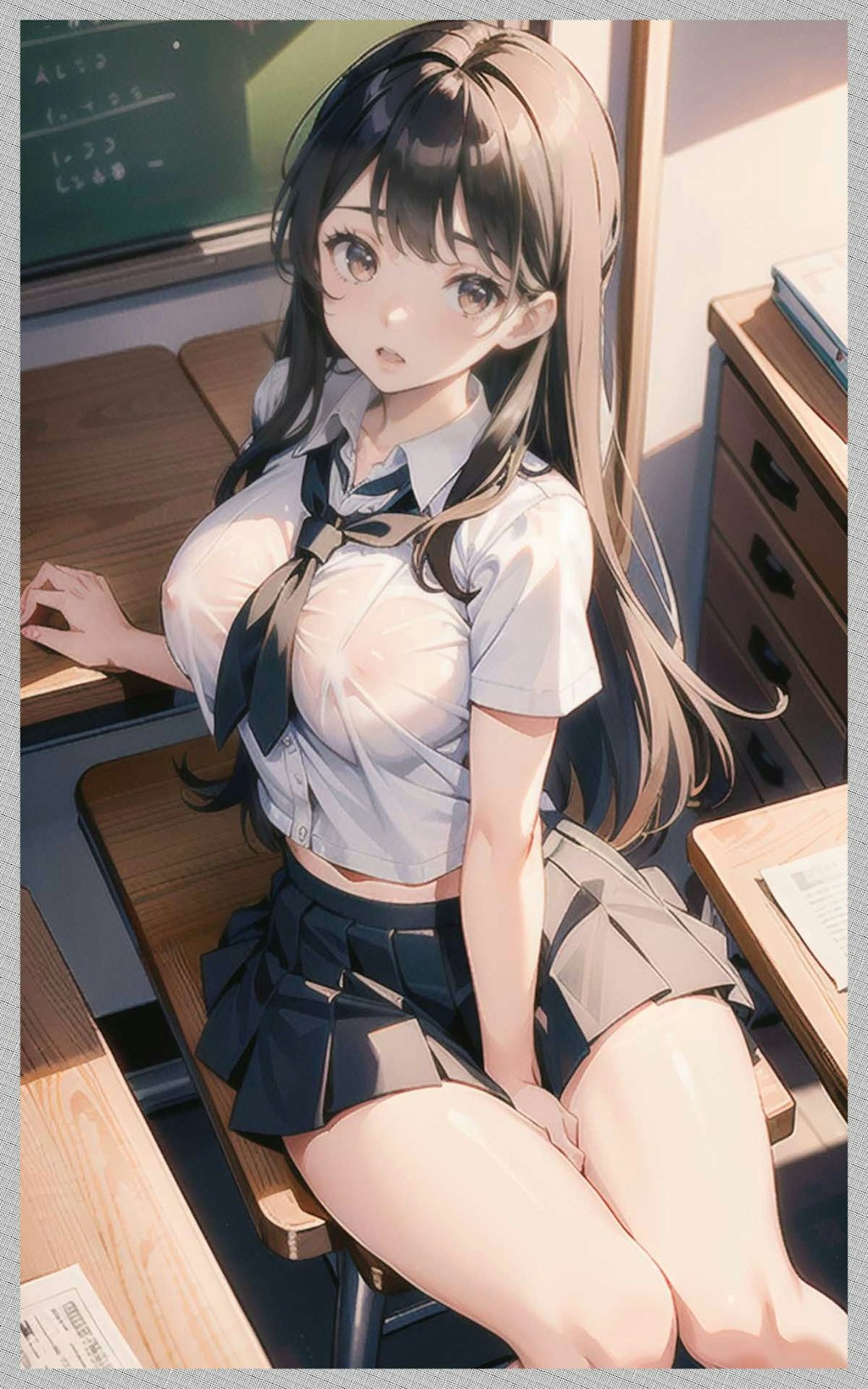 透け制服　see-through uniform