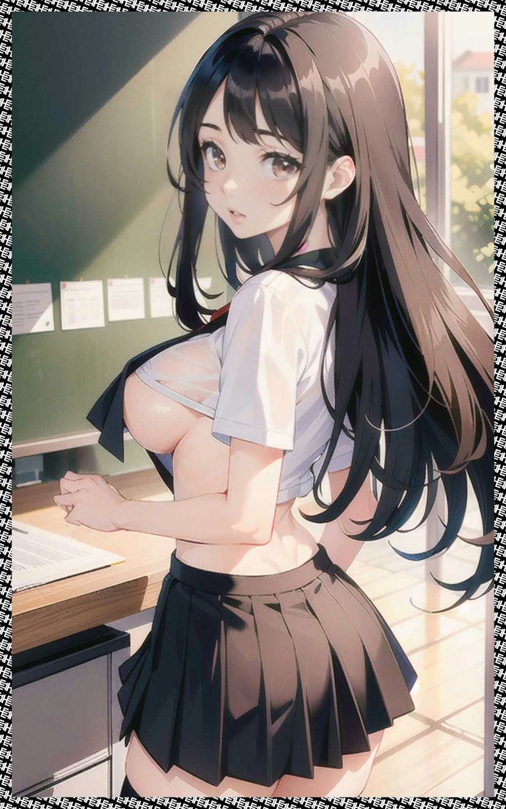 透け制服　see-through uniform