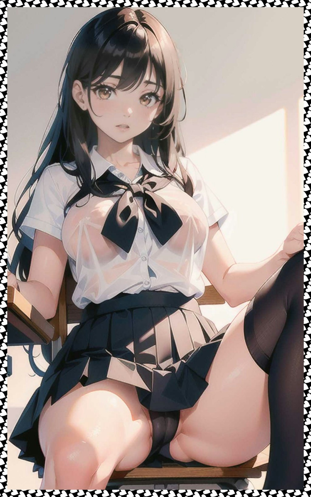 透け制服　see-through uniform