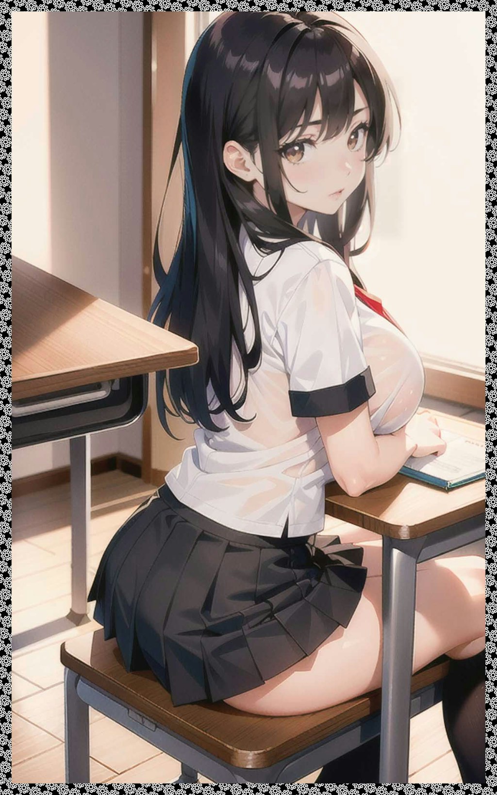 透け制服　see-through uniform