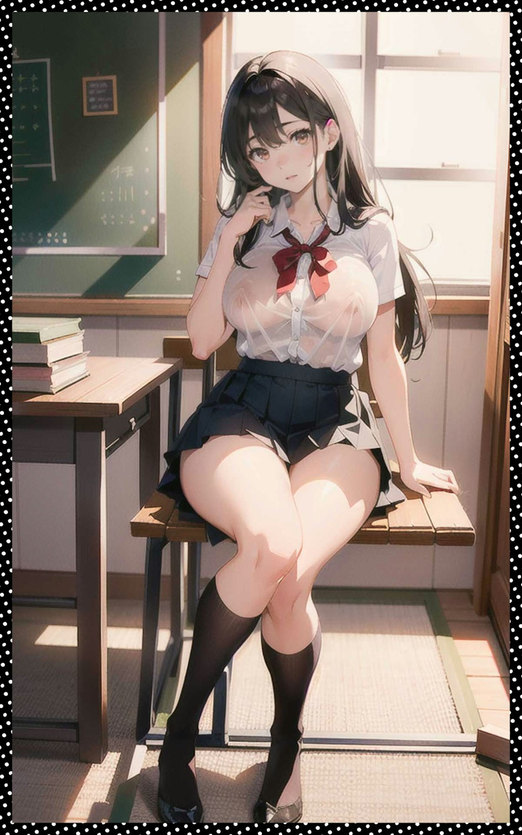 透け制服　see-through uniform