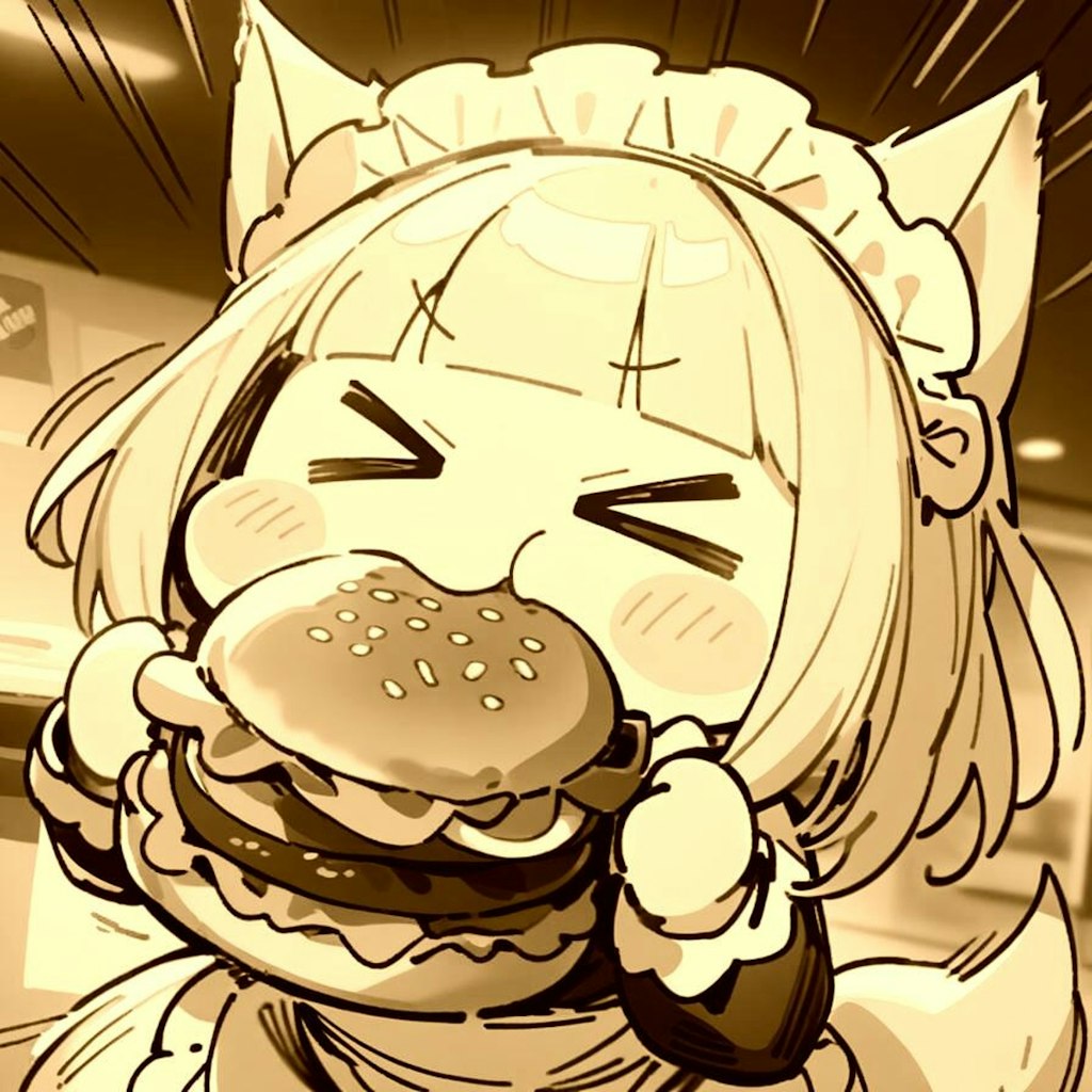🦊人里のお食事に思いを馳せる🦊🍔🍜🍕✨✨
