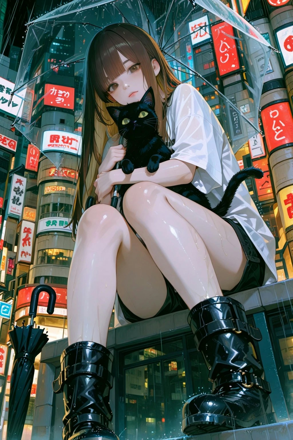 雨夜の出会い