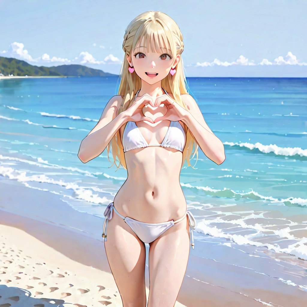 澪奈 in Beach (2)