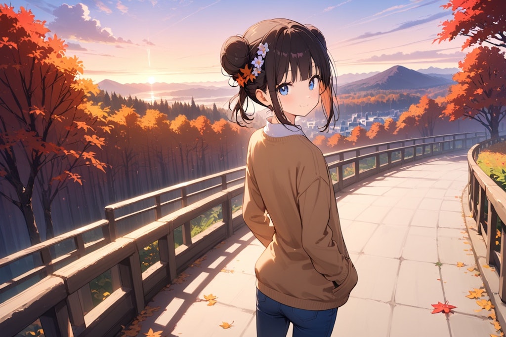 紅葉のおだんごちゃん🍡🍂🍁✨