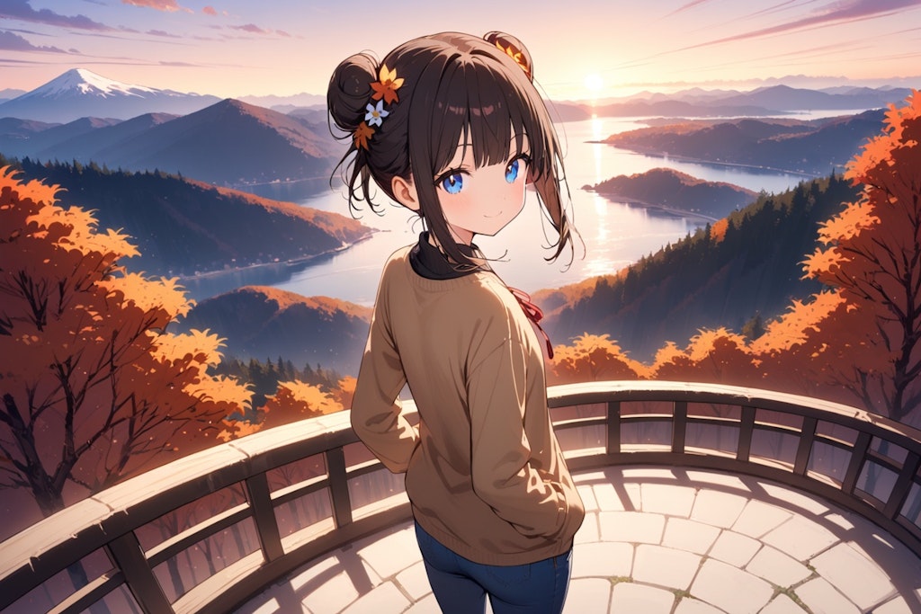 紅葉のおだんごちゃん🍡🍂🍁✨