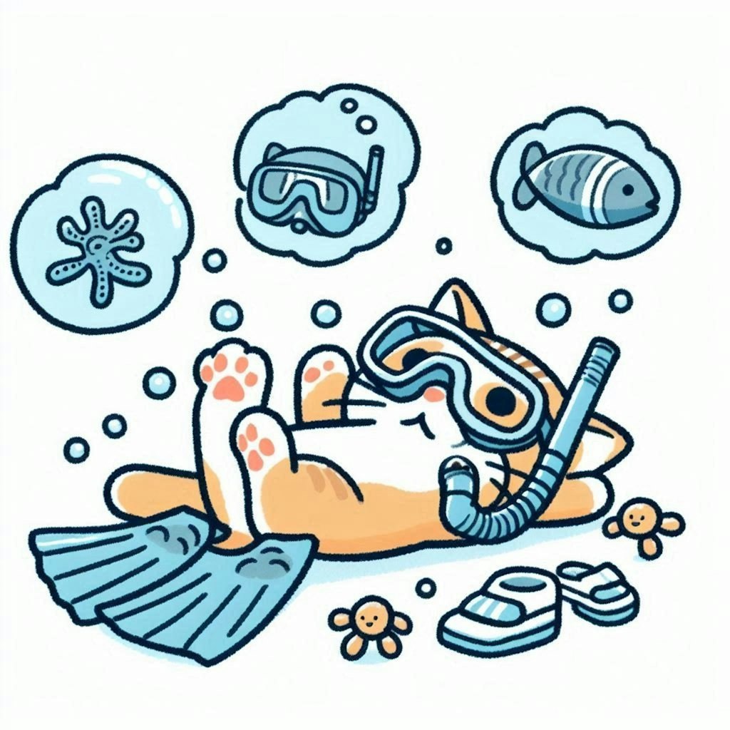 🍣海ではマグロが食べ放題と聞いて