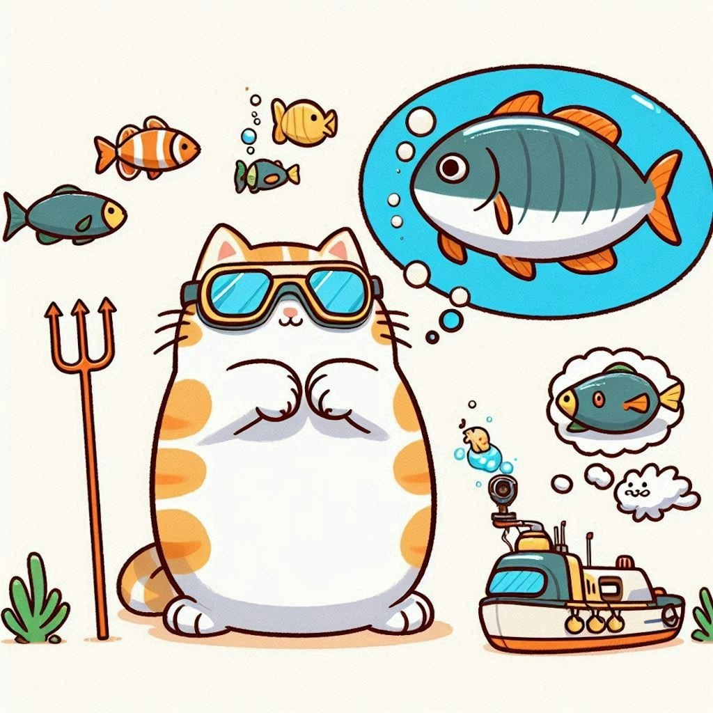 🍣海ではマグロが食べ放題と聞いて