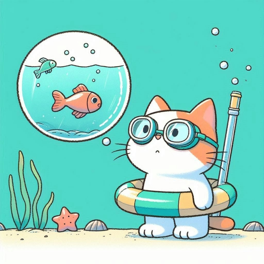 🍣海ではマグロが食べ放題と聞いて