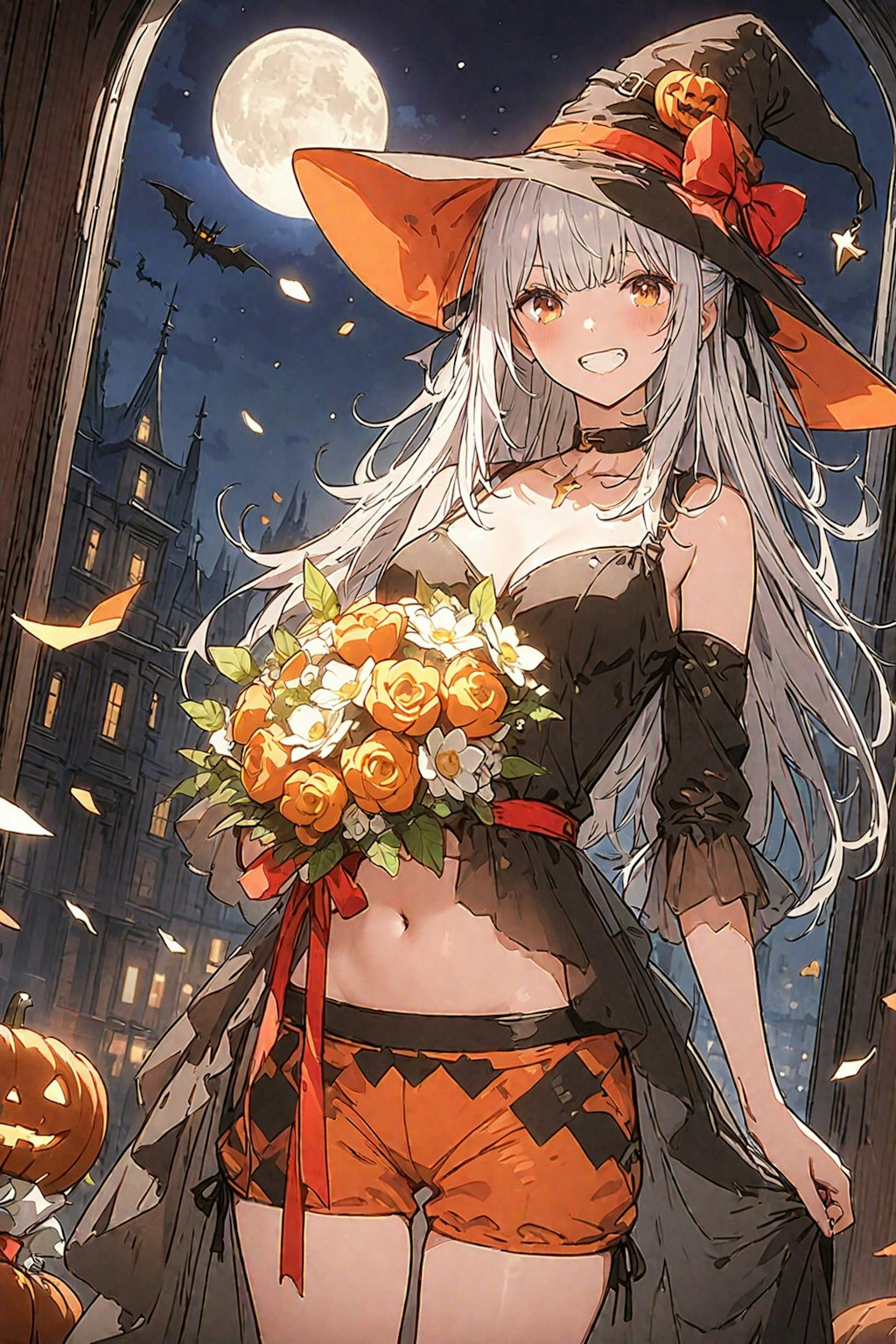 ハロウィンな花嫁