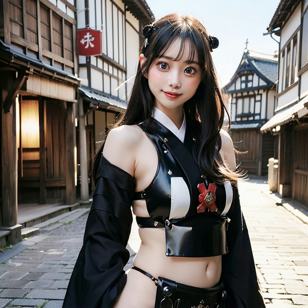 侍のAI美女です