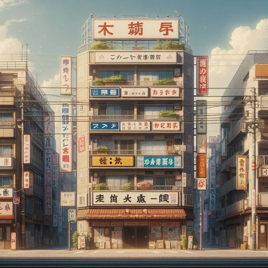 異世界日本の街並み