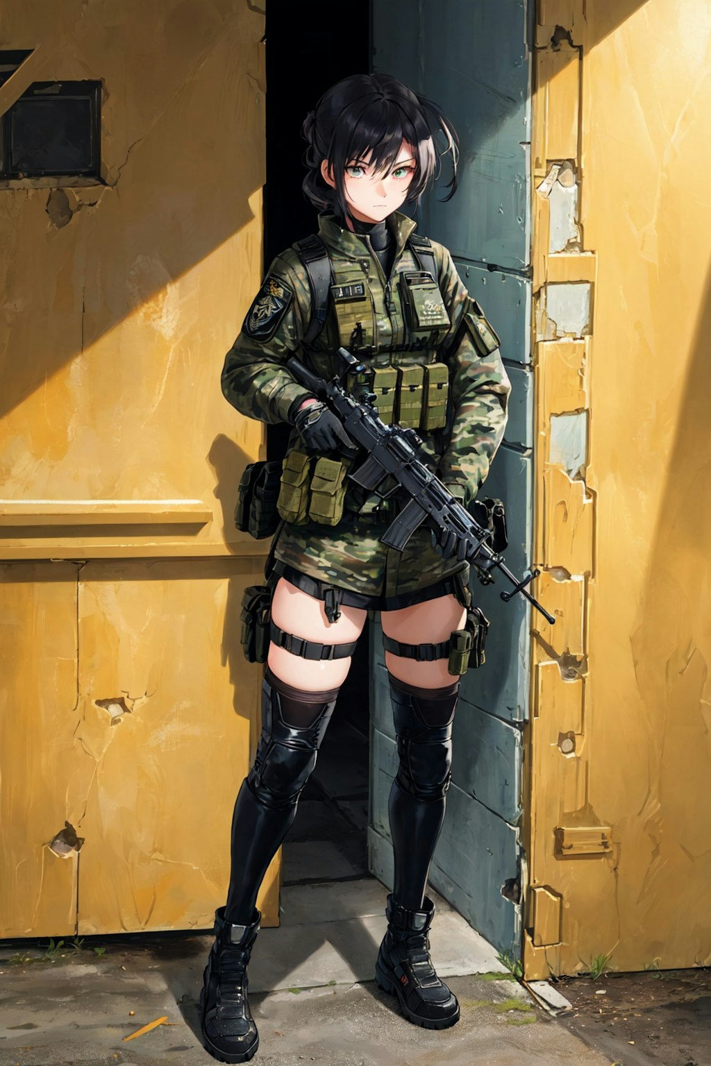 Tactical Girl | chichi-pui（ちちぷい）AIイラスト専用の投稿サイト