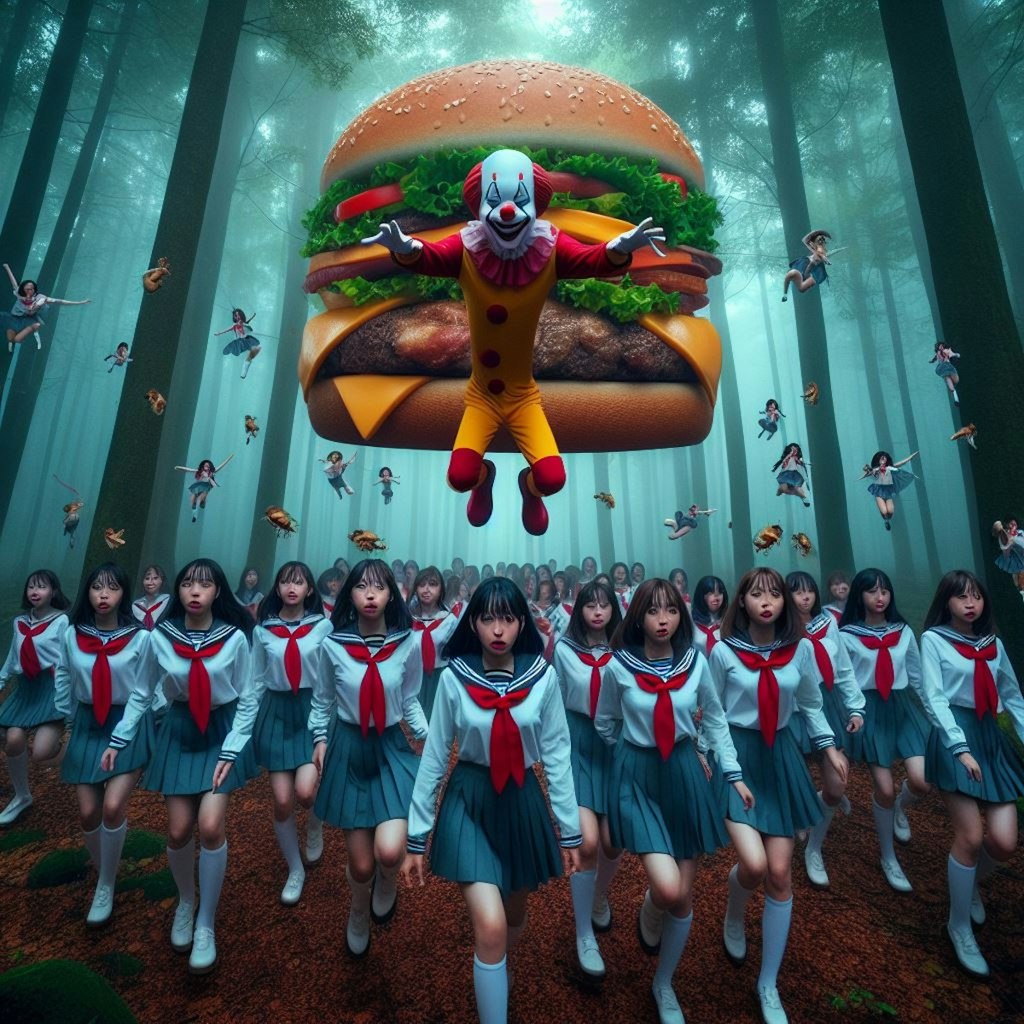 ハンバーガー男