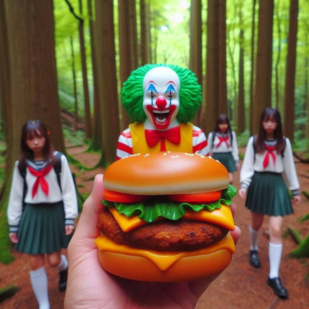 ハンバーガー男