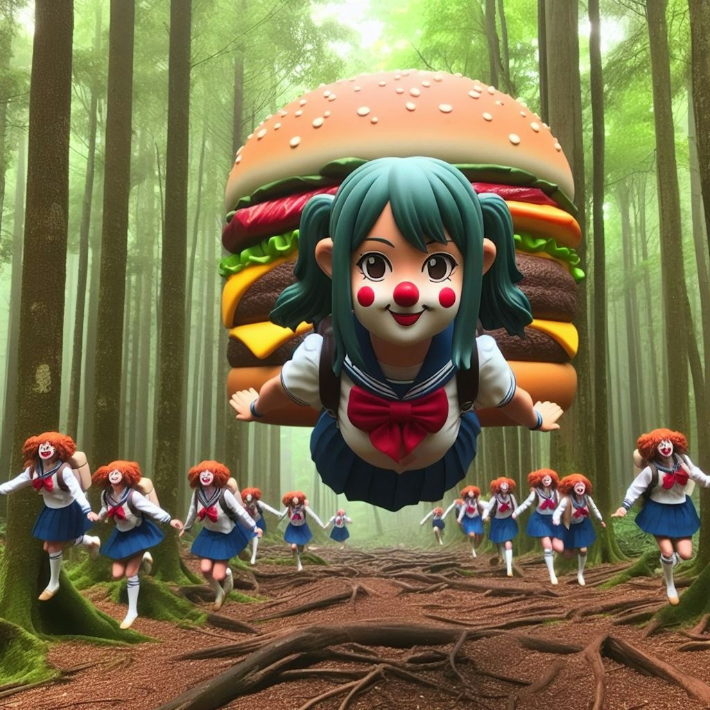 ハンバーガー男