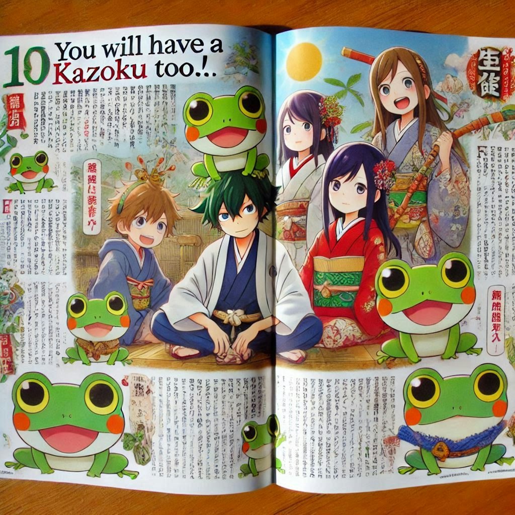 [１２枚目から見てー]月刊「くにへ　かえるんだな。　おまえにも　かぞくが　いるだろう…」１月号[くにへ　かえるんだな87]