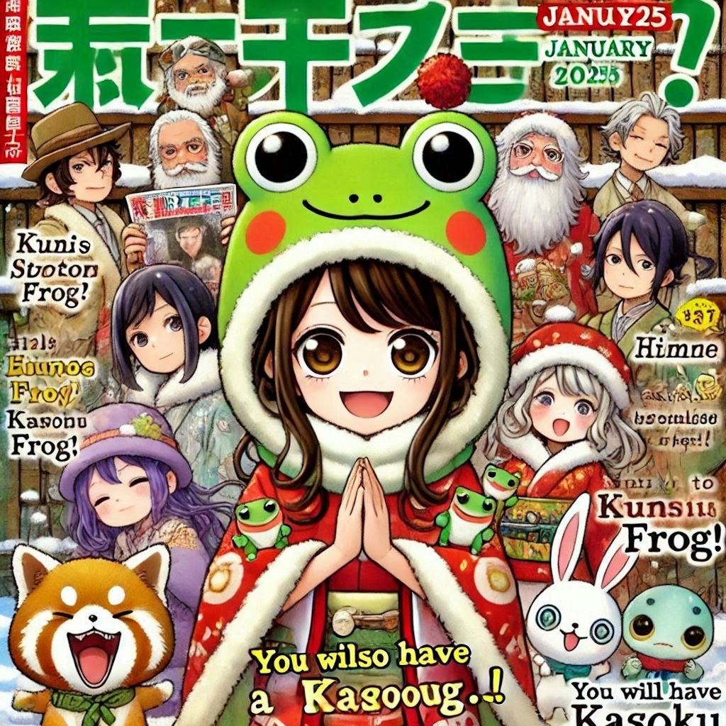 [１２枚目から見てー]月刊「くにへ　かえるんだな。　おまえにも　かぞくが　いるだろう…」１月号[くにへ　かえるんだな87]