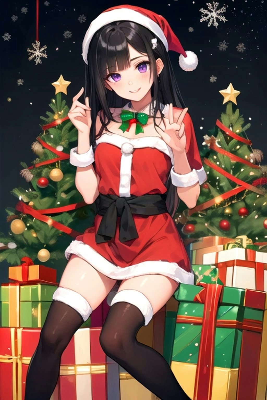 クリスマスの夜に、あなたとリラックス♥その１（12枚）